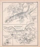 Lisbon Town, Littletown, Willowdale, Pattenville, New Hampshire State Atlas 1892 Uncolored